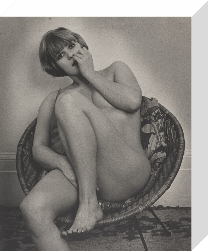Photograph of Pauline Boty by Lewis Morley. stretched canvas small none Art Print - Science Museum Shop