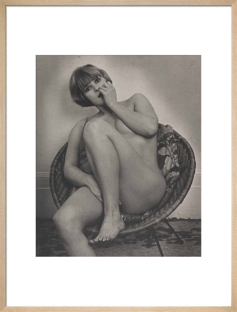 Photograph of Pauline Boty by Lewis Morley. art print large natural Art Print - Science Museum Shop