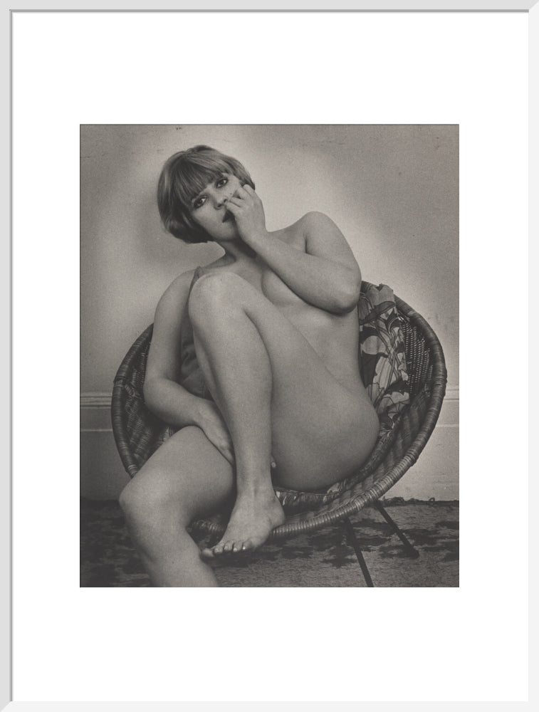 Photograph of Pauline Boty by Lewis Morley. art print extra large white Art Print - Science Museum Shop