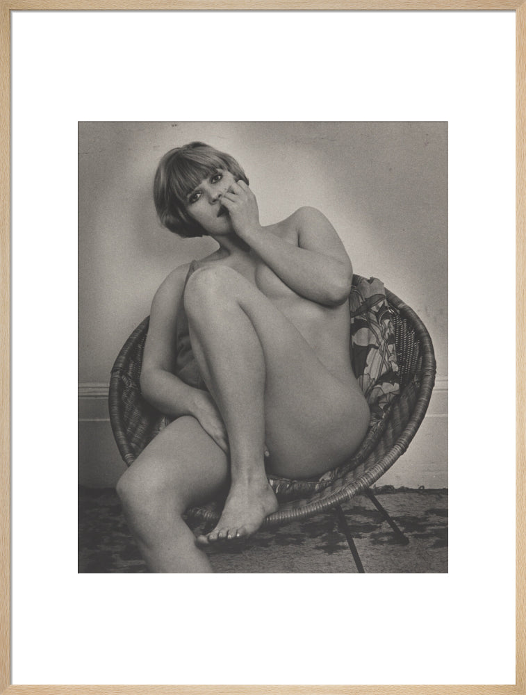 Photograph of Pauline Boty by Lewis Morley. art print extra large natural Art Print - Science Museum Shop