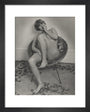 Photograph of Pauline Boty by Lewis Morley. art print extra small black Art Print - Science Museum Shop