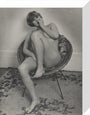 Photograph of Pauline Boty by Lewis Morley. stretched canvas small none Art Print - Science Museum Shop