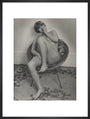 Photograph of Pauline Boty by Lewis Morley. art print large black Art Print - Science Museum Shop