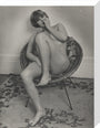 Photograph of Pauline Boty by Lewis Morley. stretched canvas medium none Art Print - Science Museum Shop