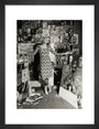 Photograph of Pauline Boty by Lewis Morley. art print small black Art Print - Science Museum Shop