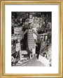Photograph of Pauline Boty by Lewis Morley art print extra small gold Art Print - Science Museum Shop