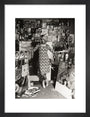 Photograph of Pauline Boty by Lewis Morley art print small black Art Print - Science Museum Shop