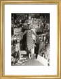 Photograph of Pauline Boty by Lewis Morley art print small gold Art Print - Science Museum Shop