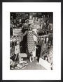 Photograph of Pauline Boty by Lewis Morley art print medium black Art Print - Science Museum Shop