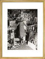 Photograph of Pauline Boty by Lewis Morley art print medium gold Art Print - Science Museum Shop