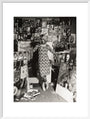 Photograph of Pauline Boty by Lewis Morley art print large white Art Print - Science Museum Shop