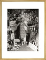 Photograph of Pauline Boty by Lewis Morley art print large gold Art Print - Science Museum Shop