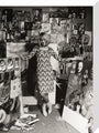 Photograph of Pauline Boty by Lewis Morley stretched canvas medium none Art Print - Science Museum Shop