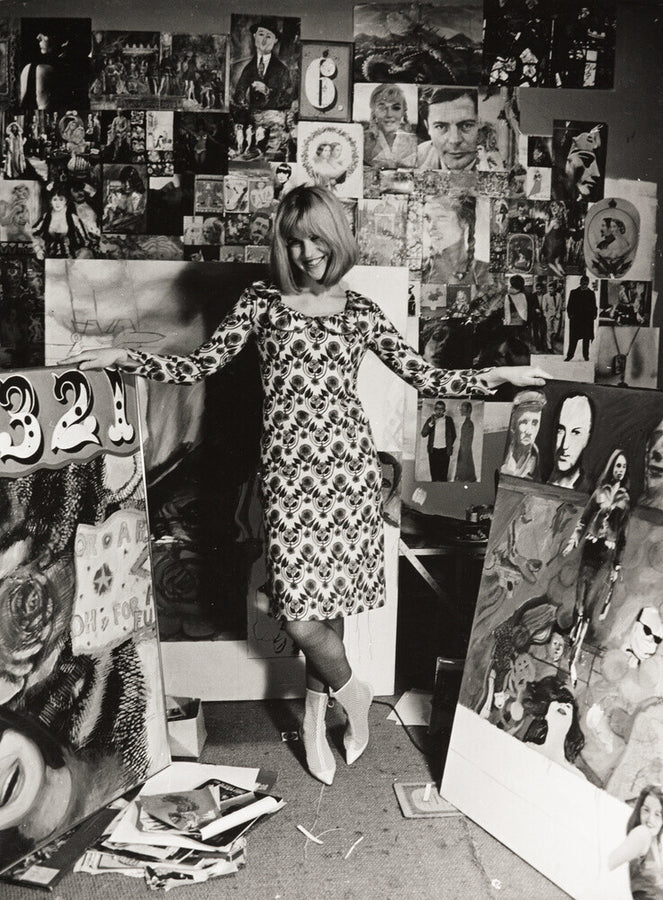 Photograph of Pauline Boty by Lewis Morley Art Print - Science Museum Shop