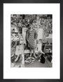 Photograph of Pauline Boty by Lewis Morley. art print small black Art Print - Science Museum Shop
