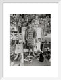 Photograph of Pauline Boty by Lewis Morley. art print small white Art Print - Science Museum Shop