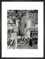 Photograph of Pauline Boty by Lewis Morley. art print medium black Art Print - Science Museum Shop