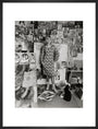 Photograph of Pauline Boty by Lewis Morley. art print large black Art Print - Science Museum Shop