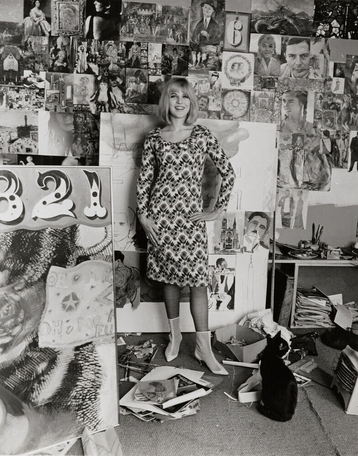 Photograph of Pauline Boty by Lewis Morley. Art Print - Science Museum Shop