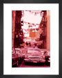 Daytona Car Races. 1965 art print extra small black Art Print - Science Museum Shop