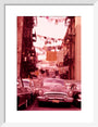 Daytona Car Races. 1965 art print small white Art Print - Science Museum Shop