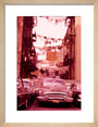 Daytona Car Races. 1965 art print small natural Art Print - Science Museum Shop