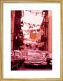 Daytona Car Races. 1965 art print medium gold Art Print - Science Museum Shop