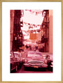 Daytona Car Races. 1965 art print extra large gold Art Print - Science Museum Shop