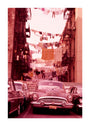 Daytona Car Races. 1965 unstretched canvas extra large none Art Print - Science Museum Shop