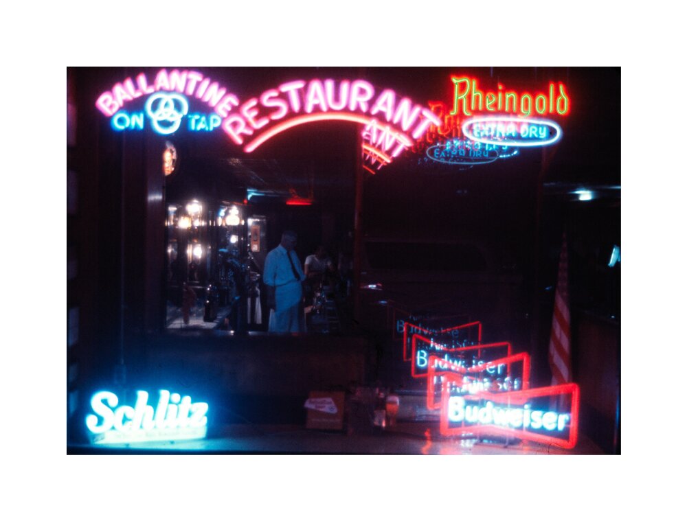 Neon signs, USA unstretched canvas medium none Art Print - Science Museum Shop