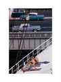 Sunbathers on a bridge, USA art print medium none Art Print - Science Museum Shop