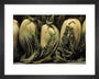 Still life of vegetables art print extra small black Art Print - Science Museum Shop