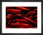 Still life of red peppers art print extra small black Art Print - Science Museum Shop