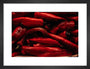 Still life of red peppers art print small black Art Print - Science Museum Shop