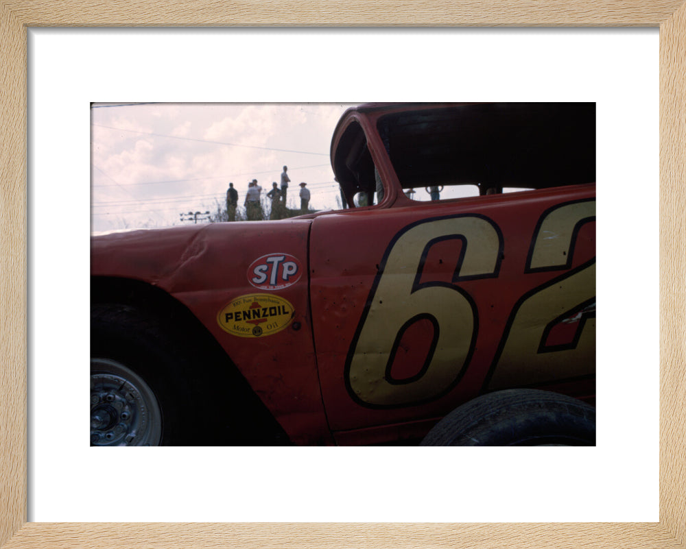 Daytona Car Races art print extra small natural Art Print - Science Museum Shop