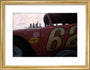 Daytona Car Races art print small gold Art Print - Science Museum Shop