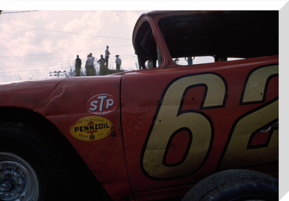 Daytona Car Races stretched canvas large none Art Print - Science Museum Shop