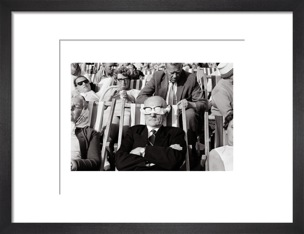 Blackpool, Lancashire art print small black Art Print - Science Museum Shop