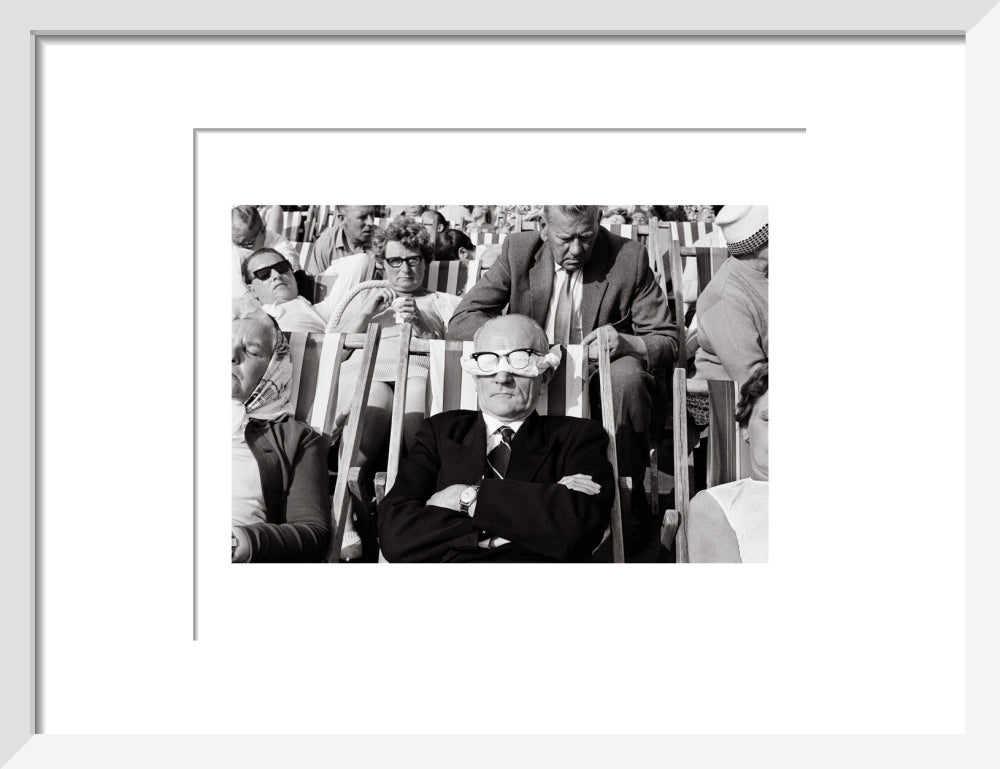 Blackpool, Lancashire art print small white Art Print - Science Museum Shop