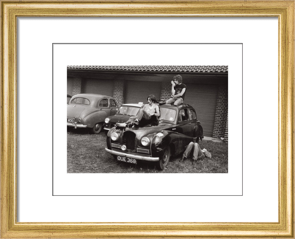 Blues Festival, 1968 art print extra small gold Art Print - Science Museum Shop