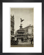 Picadilly Circus, 1915 art print extra small black Art Print - Science Museum Shop