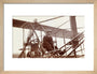 Samuel Cody in a biplane, c 1910. art print small natural Art Print - Science Museum Shop