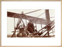 Samuel Cody in a biplane, c 1910. art print large natural Art Print - Science Museum Shop