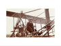 Samuel Cody in a biplane, c 1910. art print large none Art Print - Science Museum Shop