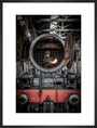 The iconic Flying Scotsman undergoing overhaul at East Lancashire Railway, Bury. art print large black Art Print - Science Museum Shop
