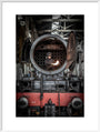 The iconic Flying Scotsman undergoing overhaul at East Lancashire Railway, Bury. art print extra large white Art Print - Science Museum Shop