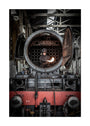The iconic Flying Scotsman undergoing overhaul at East Lancashire Railway, Bury. unstretched canvas large none Art Print - Science Museum Shop