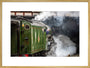 The iconic Flying Scotsman locomotive was crewed by an all-female team on International Women's Day, 8th March 2023. art print extra large gold Art Print - Science Museum Shop