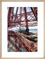 Flying Scotsman crossing the Forth Bridge, Scotland. art print medium natural Art Print - Science Museum Shop