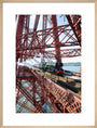 Flying Scotsman crossing the Forth Bridge, Scotland. art print large natural Art Print - Science Museum Shop